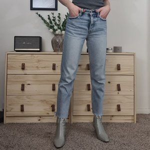 Zara cropped jeans